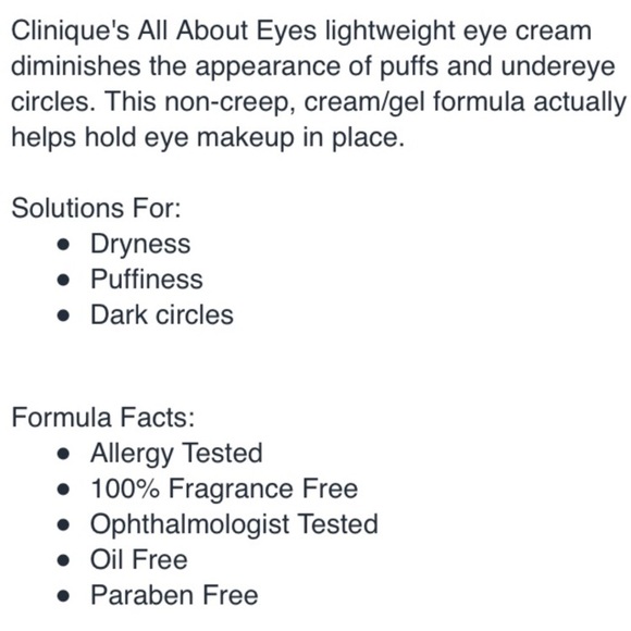 CLINIQUE All About Eyes Eye Cream - Picture 7 of 7